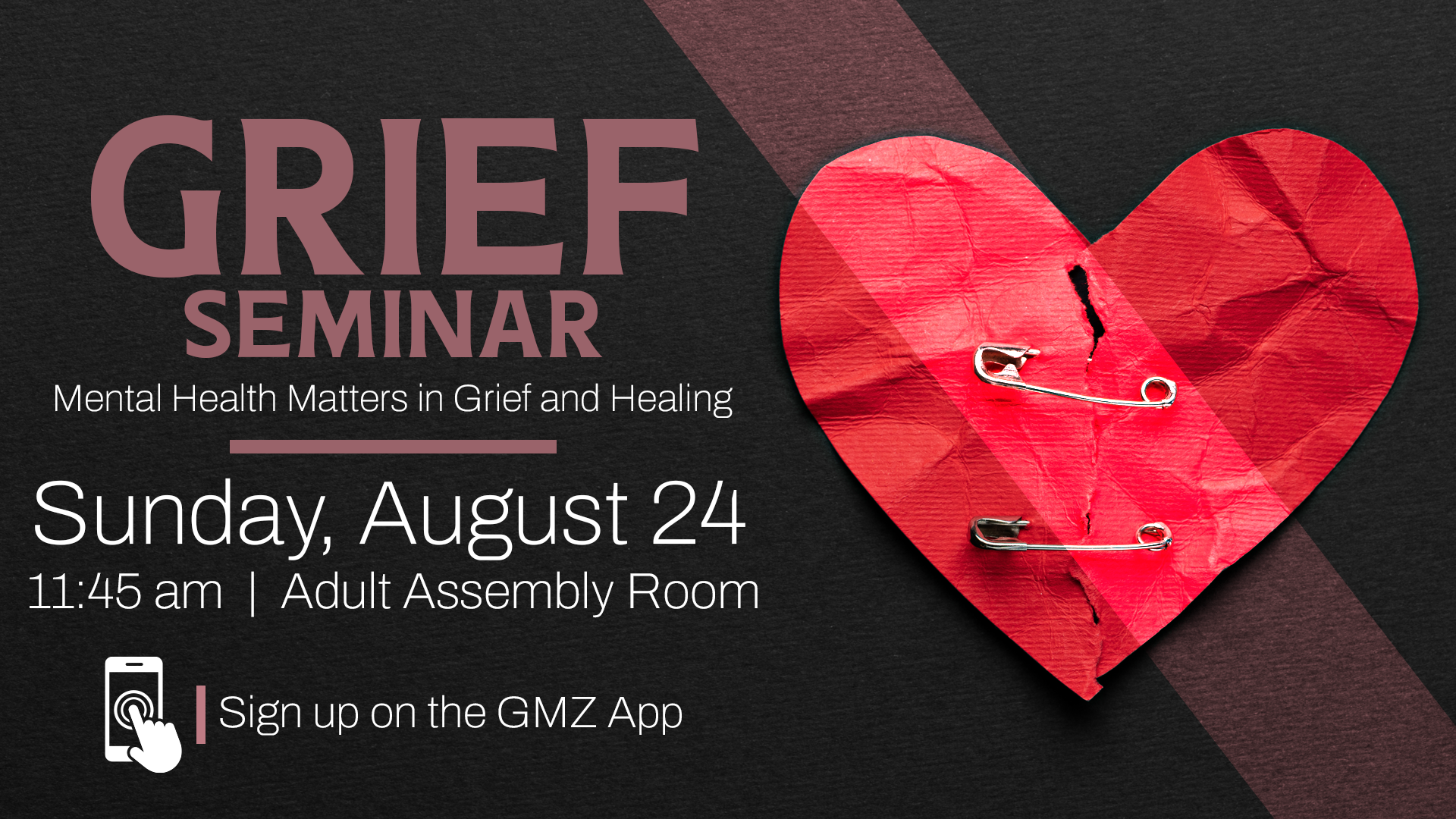 Featured image for Managing Grief Seminar